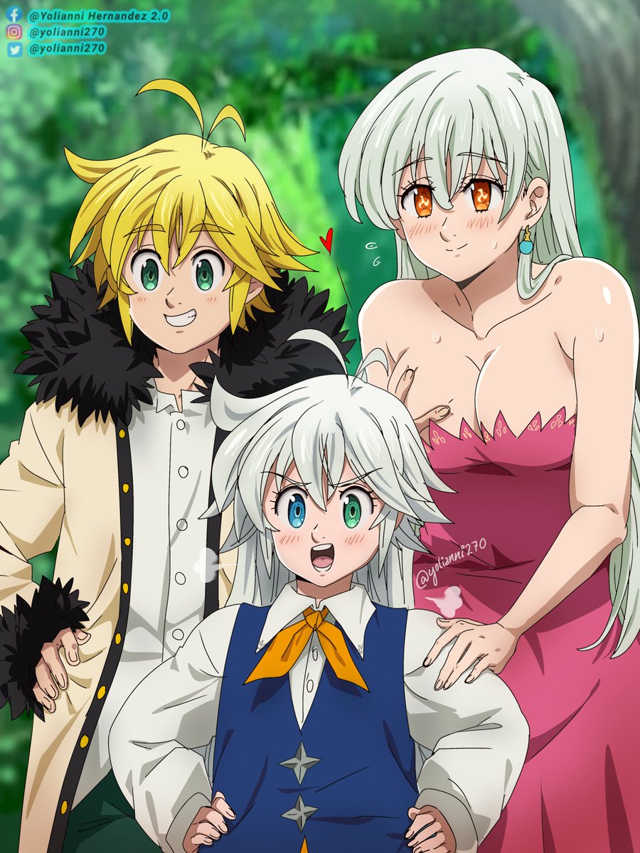yolianni270's tweet photo. La familia de Tristan! Lo prometido es deuda (aunque tarde mucho) espero les guste mi dibujo OwO.

#七つの大罪 #黙示録の四騎士  #묵시록의사기사  #묵시록의_4기사 #SevenDeadlySins #thesevendeadlysins #7taizai #7ds #7DeadlySins https://t.co/JjFEndoa2P