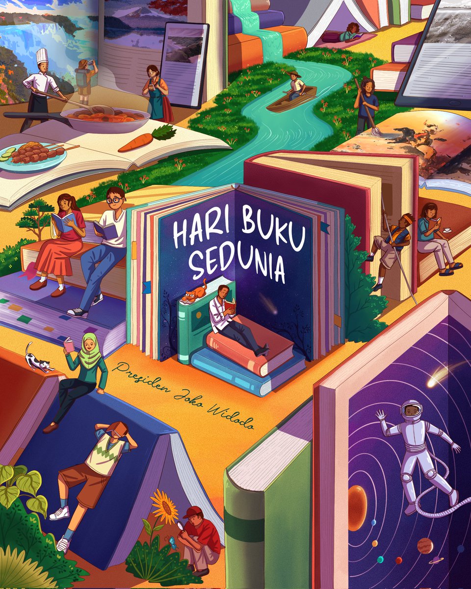 Teknologi berkembang, aneka bentuk gawai kian menyita perhatian, dan digitalisasi semua aspek hampir tak terelakkan, tetapi buku tetap tak terabaikan. 

Buku masih menjadi sumber utama pengetahuan, yang menyimpan dan menyampaikan ide, nilai, dan budaya dari generasi ke generasi.