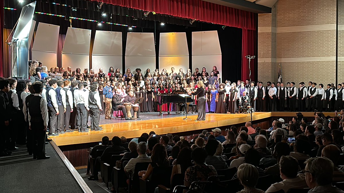 GoodsonChoir's tweet photo. Region Weekend 2023 was so much fun! 13 amazing students represented @goodsongms in a group of 240 singers from our region. We sang, laughed, danced, and put on a FANTASTIC concert. @cywoodschoir @CFISD_FineArts https://t.co/cGsWMQMleA