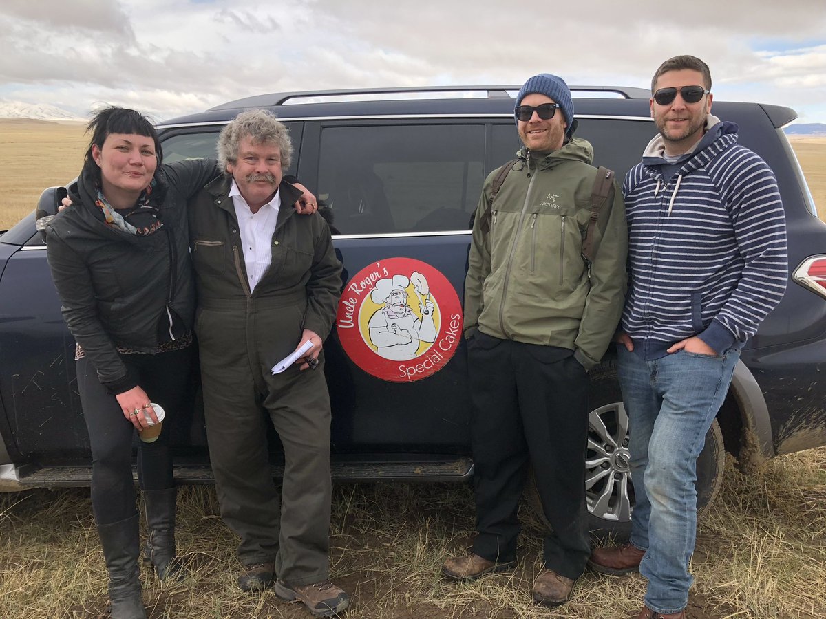 HillandtheHole's tweet photo. Dream team. 5 year anniversary. Wrapped photography circa April 2018. Huerfano Butte? Capulin Volcano? So many locations. https://t.co/IwFAHEh202