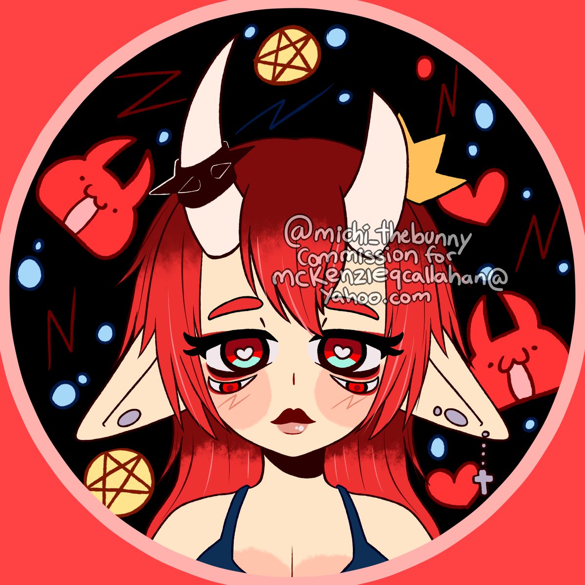 Michithebunny's tweet photo. it was fun to make itttt
#commission #icon #ArtistOnTwitter  #digitalart https://t.co/FJXDOJ7BxC