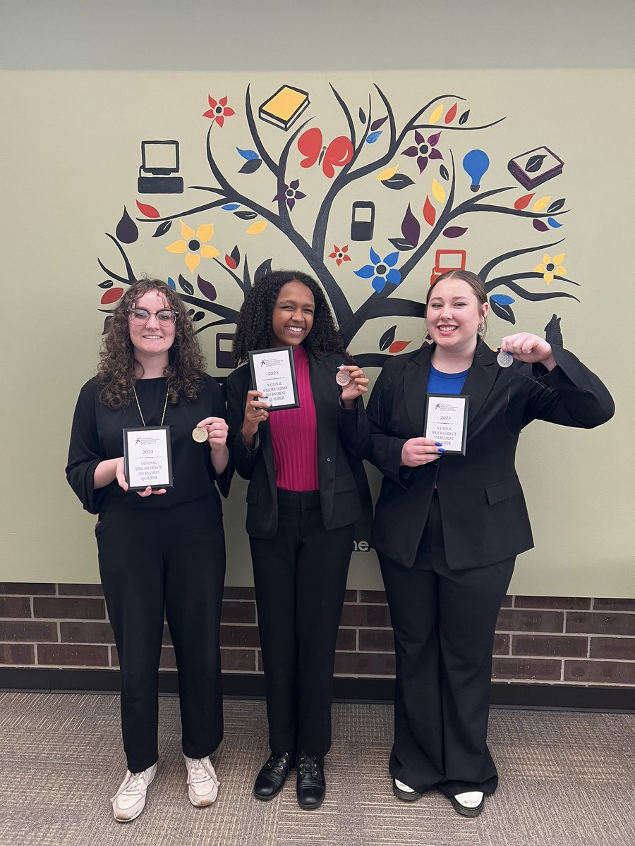 Another great day at our <a href="/ThreeTrailsNSDA/">Three Trails NSDA</a> National Qualifying tournament. 6 made it to finals and 3 more punched their spots to <a href="/speechanddebate/">National Speech & Debate Association</a> nationals in Phoenix! CONGRATS!!