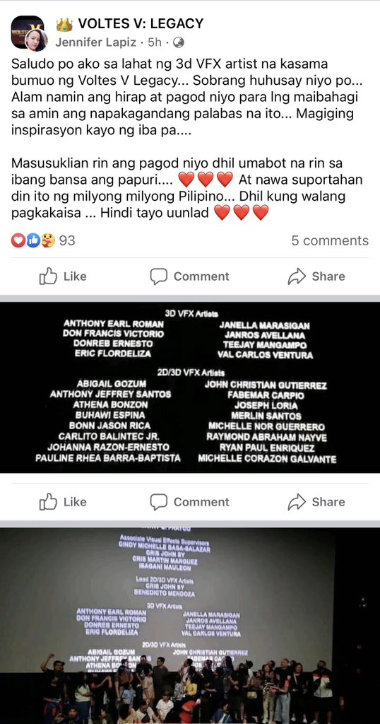 kapusoborjaks's tweet photo. Saludo sa mga VFX Artists ng #VoltesVLegacy. Sana mgkaroon ng special episode pra sainyo khit isang segment ng KMJS for the visual artists only.

This series with 80eps has a budget of $20M compare to hollywood movie with $100M.

This is a leap #VoltesVLegacyCinematicExperience https://t.co/taJ1qu40Z9