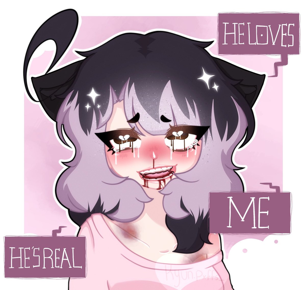 AkaAstic's tweet photo. In my head 
#pastel #pastelgoth #creepycute #cute #kawaii #soft #marute #menhera #yamikawaii https://t.co/BFsiunP2g4