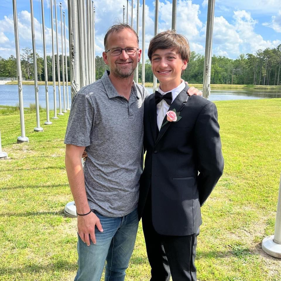turtlemcneill's tweet photo. Northside Gala with his friend Emilee! #mcneillfamily2023 #cademan #ncacrusaders @emileemccoy1 @turtlemcneill https://t.co/3yNLLv9dz0