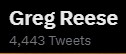 Greg Reese All Day! tweet media