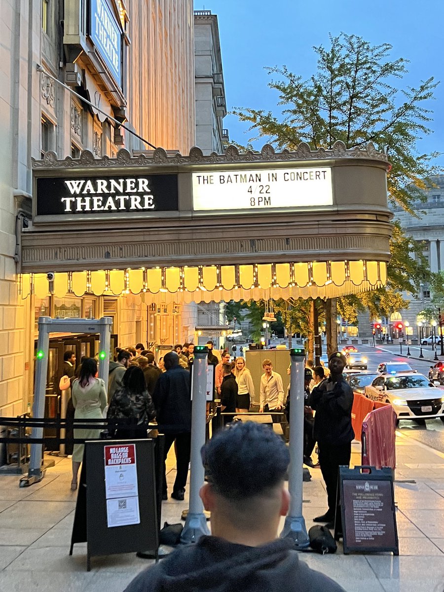 mikejonesradio's tweet photo. Holy Orchestra! #TheBatman #DCInConcert @DCWarnerTheatre https://t.co/2fVb5xv9Jb