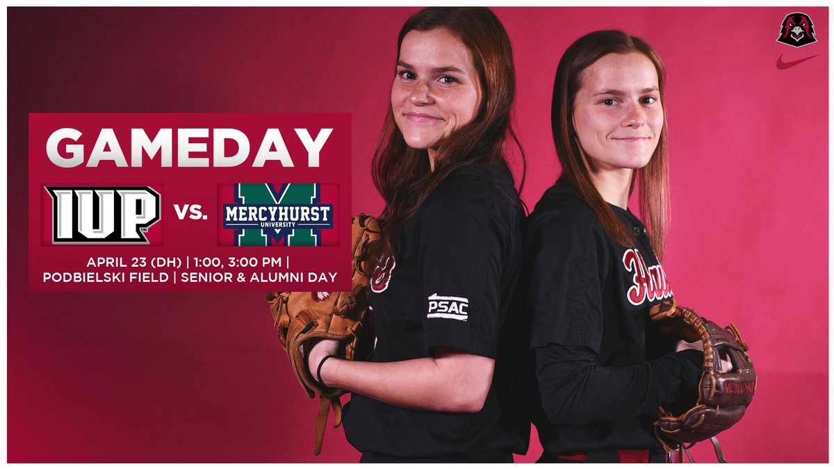 IUPsoftball's tweet photo. Shaping up to be a special Sunday at Podbielski Field! 

🆚| Mercyhurst (DH) 
🕐| 1:00 PM, 3:00 PM 
🥎| Senior Day &amp; Alumni Day 
📹| https://t.co/APaL7mN6qE
📊| https://t.co/3O2JmV8jVt (Game One) 
📊| https://t.co/boufp2g53Q (Game Two) 

#TalonsUp https://t.co/b7G9uHSgne