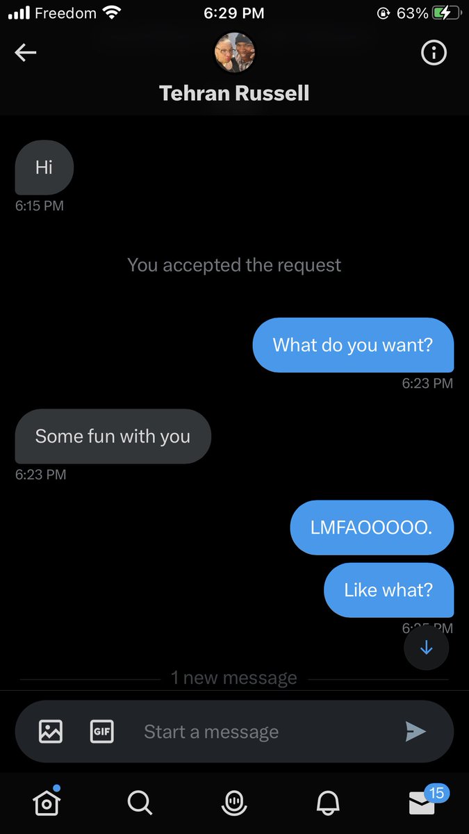 PrincessMayaUwU's tweet photo. A HUGE RED FLAG!!! 🚩 block @tehran_russell 🤮🤮🤮🤮 He literally wanted free content &amp; when I said no said that he would come &amp; take it from me despite me saying no 🤮🤮🤮🤮🤮🤮🤮🤮 Like nice predator &amp; rape vibes my man. https://t.co/V1RbuGWPIG