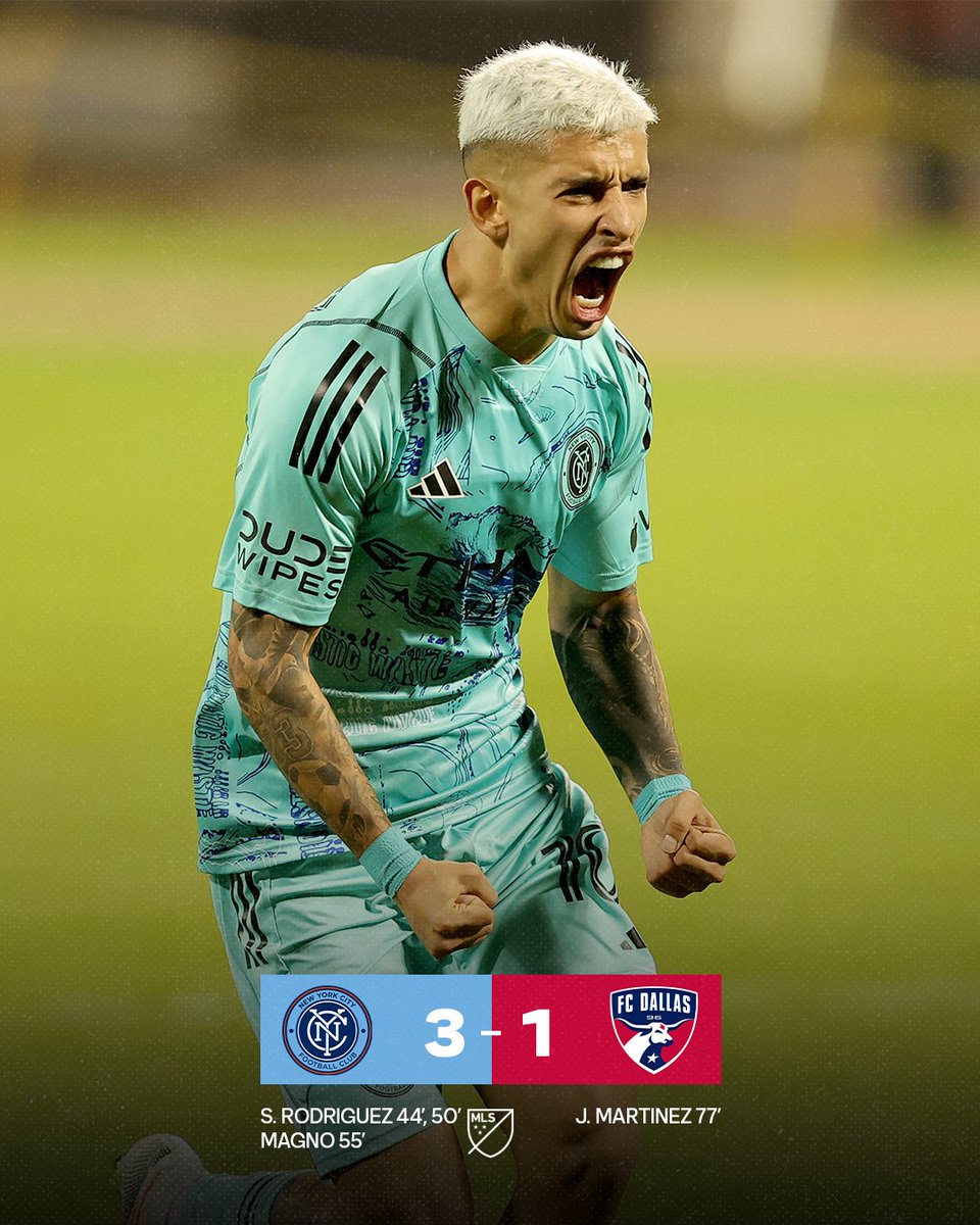 MLS's tweet photo. ⚽ MATCHDAY 9 FINAL SCORES ⚽

Three goals and three points at home for @NYCFC. https://t.co/Qq3lWWfiy0