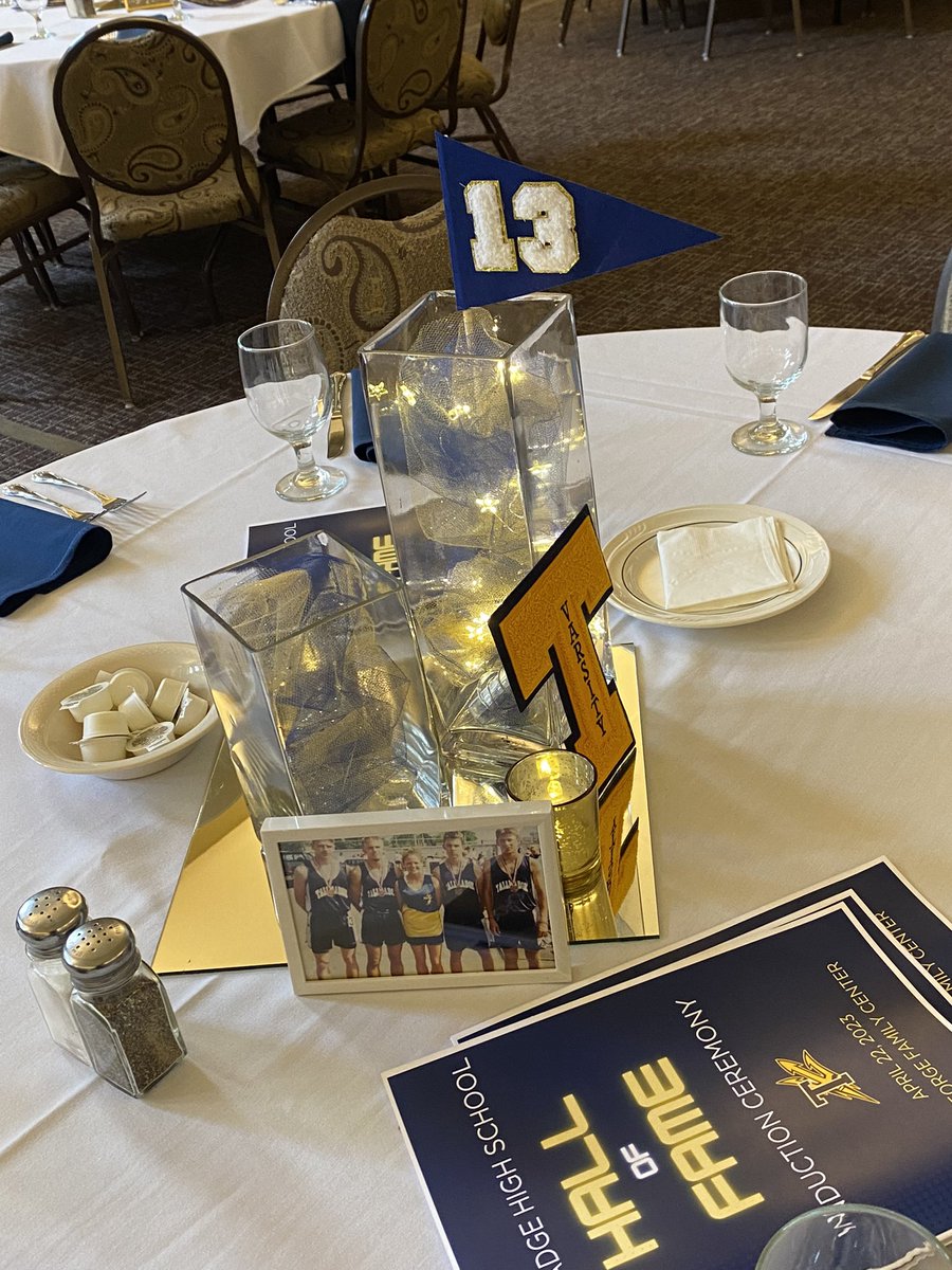 Tallmadge_AD's tweet photo. Incredible night celebrating our new Tallmadge Athletics Hall of Fame Class! Very thankful for our committee, administration, boosters, coaches, community and Hall of Famers for helping make this happen! Can’t wait to do it again next year! https://t.co/FrygKBODYL