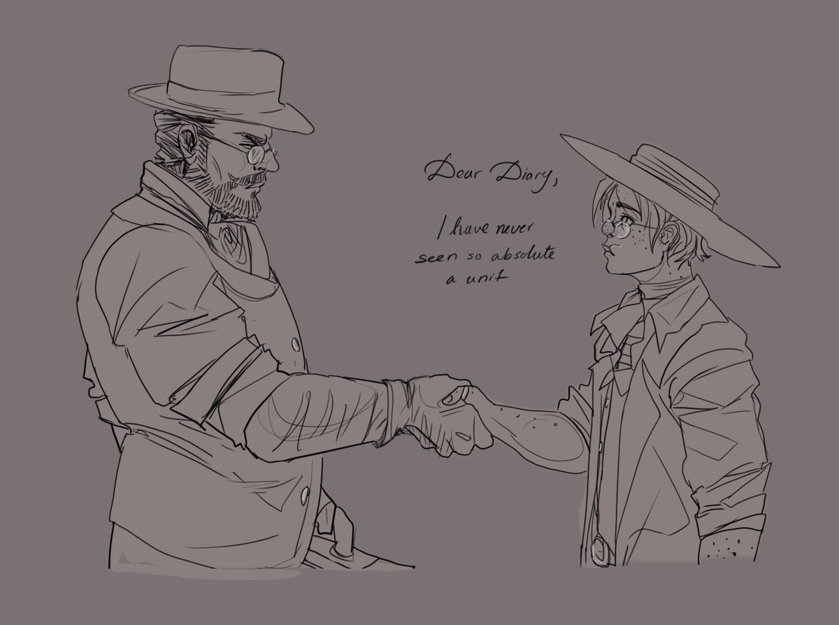 Razakstan's tweet photo. Made fanart of Larkin, an interactive fiction demo I'm obsessed with https://t.co/8OjKufgFI4