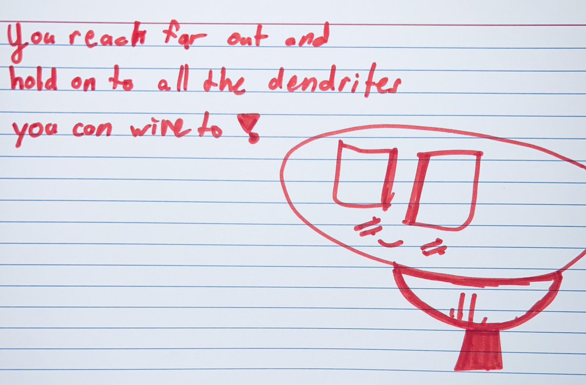 petewnoble's tweet photo. 4th grade:
You reach far out and
hold on to all the dendrites
you can wire to!
#GrowthMindset haiku https://t.co/utfqWhDbmI