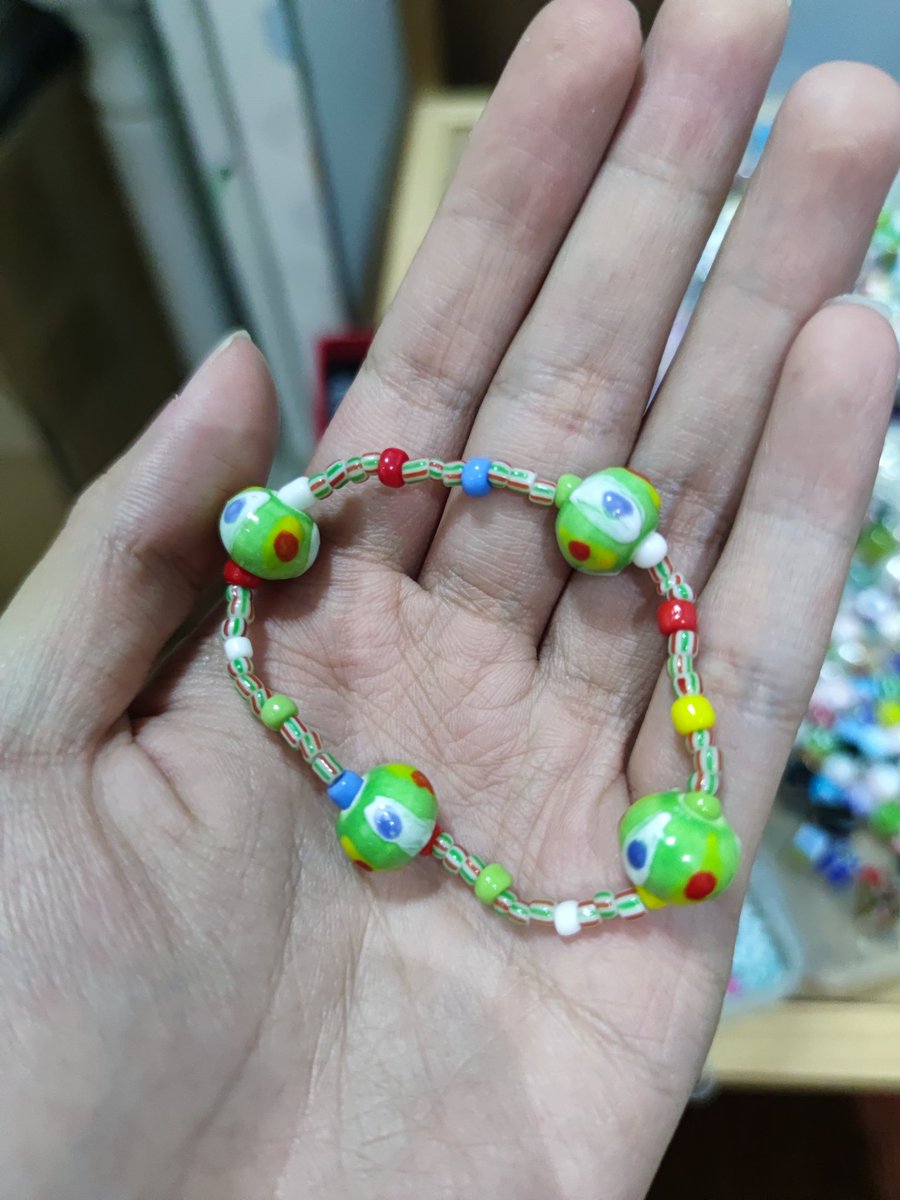 yezi886's tweet image. 可爱的小手链
#手链 #串珠
