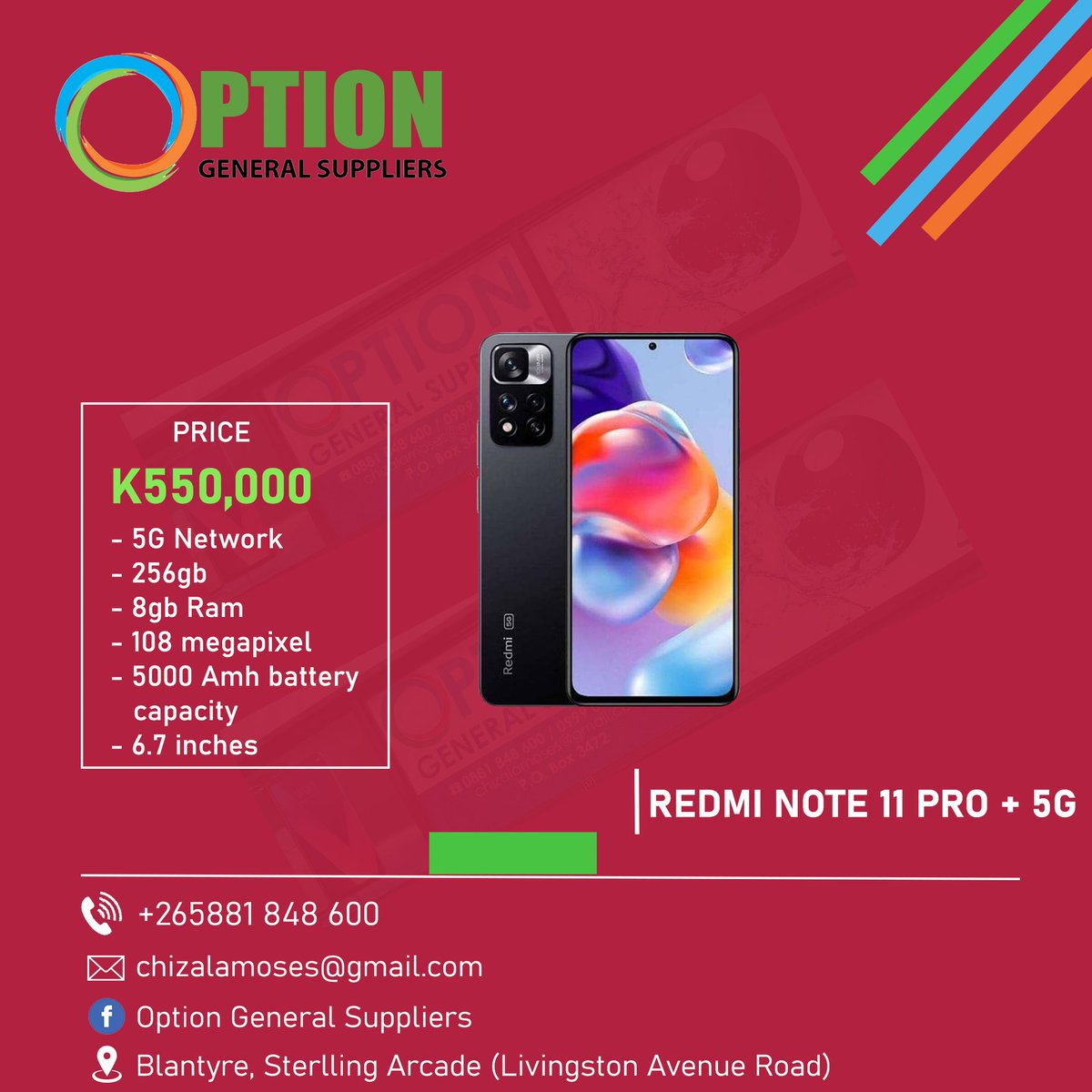 MaxonGomeka's tweet image. #optionGenaralDealers
Designed at #ZuzuTech