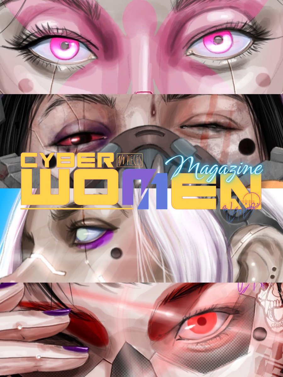 victormendeznft's tweet photo. Hey #CardanoCommunity is getting closer and closer! Cyber Women Magazine starts with 4 super covers! They will be available in the @jpgstoreNFT soon 🦾
#CNFTCommunity #cyberwomen #NFTartwork #digitalart #digitalpainting #CardanoADA #CardanoNFT #nftart #cyber #cyberword https://t.co/rYbM6B2vFm