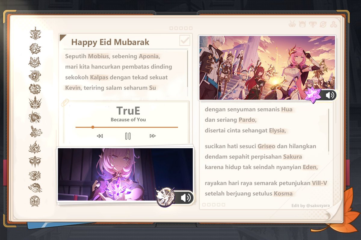 HONKAI_FESS's tweet photo. Honkai! Happy Eid Mubarak, captain!
https://t.co/BgzOCfRBER