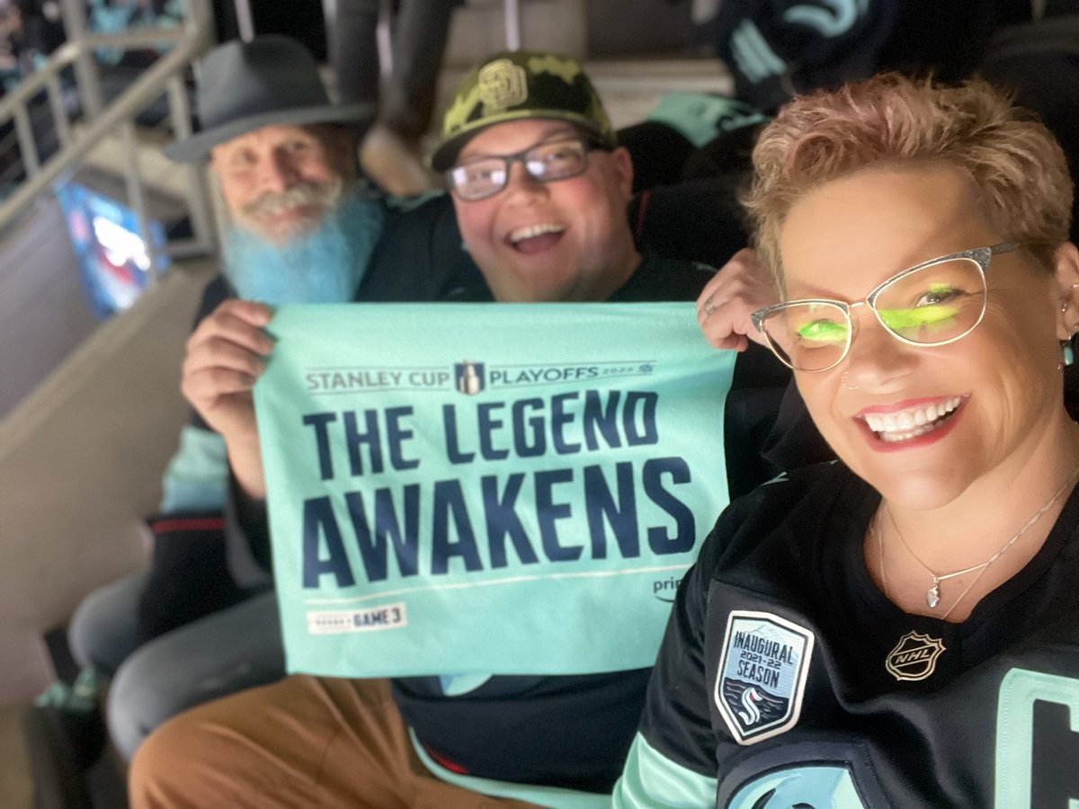 MimiD_23's tweet photo. Hey, hey, what do ya say! LET’S-GO-KRAKEN!!! #seattlekraken #climatepledgearena #whereiroot #hockeyplayoffs
#getemboys #letsgokraken https://t.co/5FSlvGOPGG
