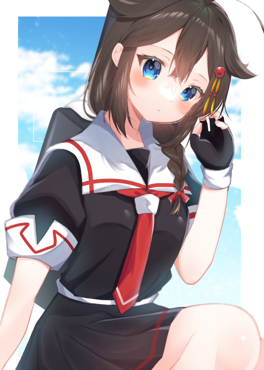 艦これ「艦これ10周年おめでとうございます時雨ちゃん最古の絵が、2014年に、ケッコンカ」|🎐風間ごろう🐈京都ブルマ6【D-29】のイラスト