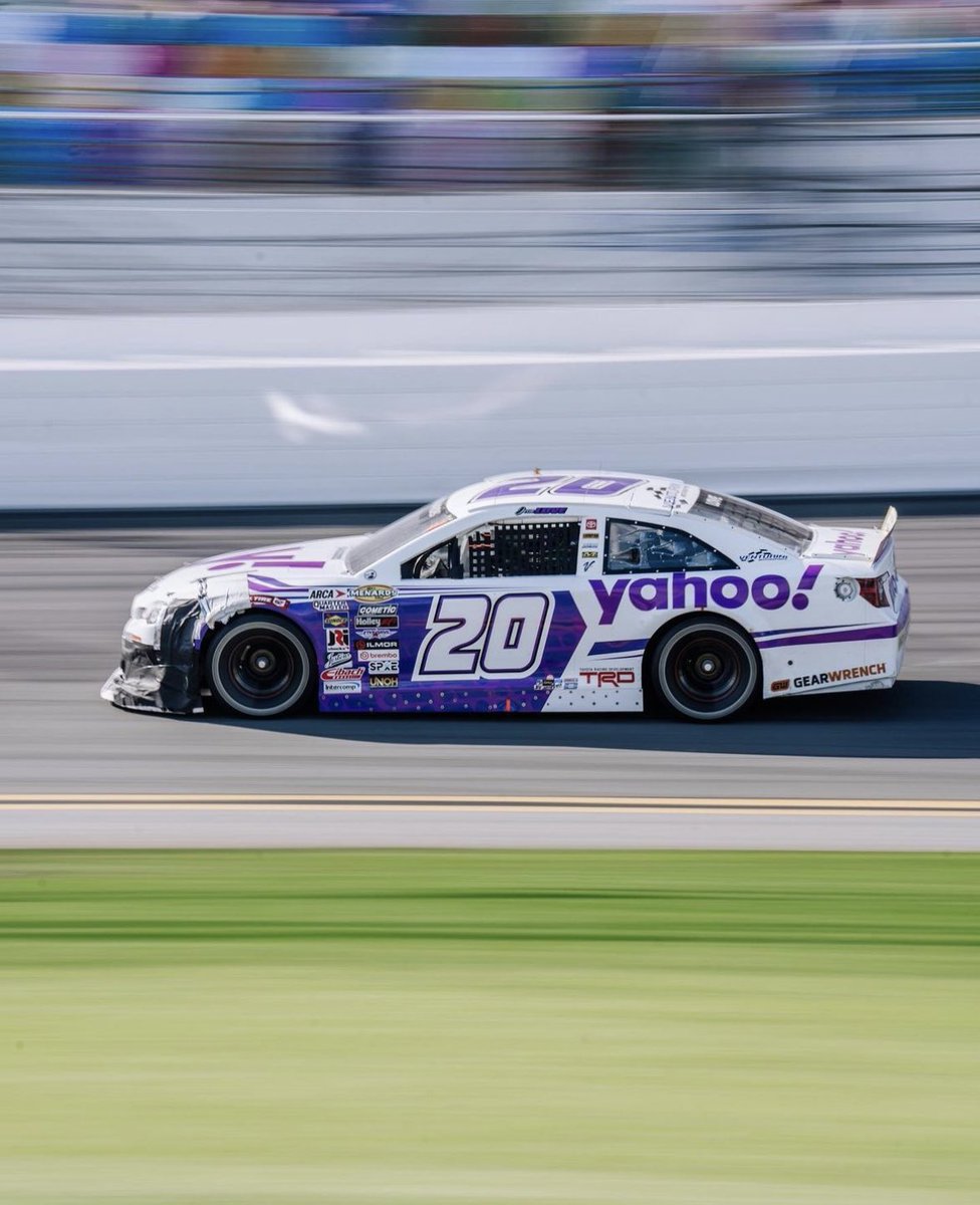 RacingProMedia's tweet photo. Jesse Love earns huge superspeedway win; Venturini Motorsports reigns supreme once again at Talladega
#JesseLove #GusDean #BretHolmes #GeneralTire200 #ARCA #Menards #Talladega #Alabama #TalladegaSuperspeedway #Racing #Winner #VenturiniMotorsports #Toyota #Yahoo @YahooSports
https://t.co/LurURn96xQ