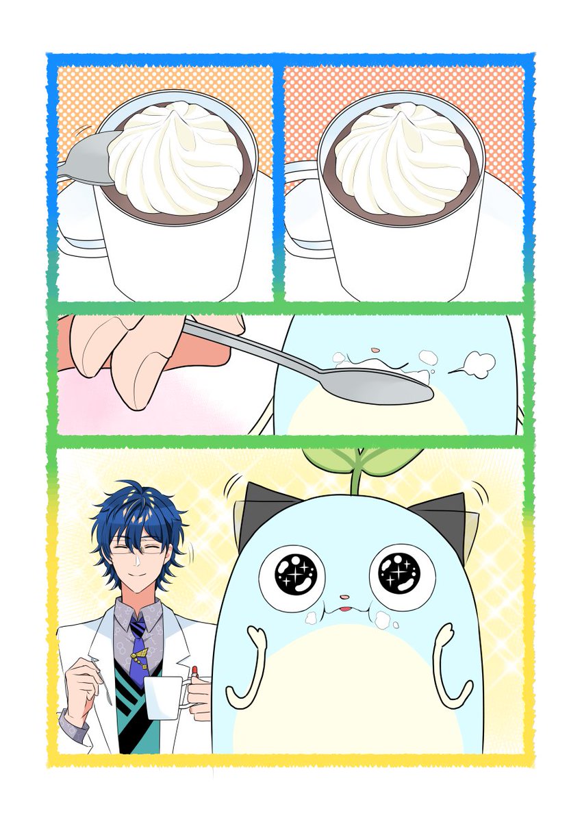 日常164🥼🌱😺 #まめねことレオス