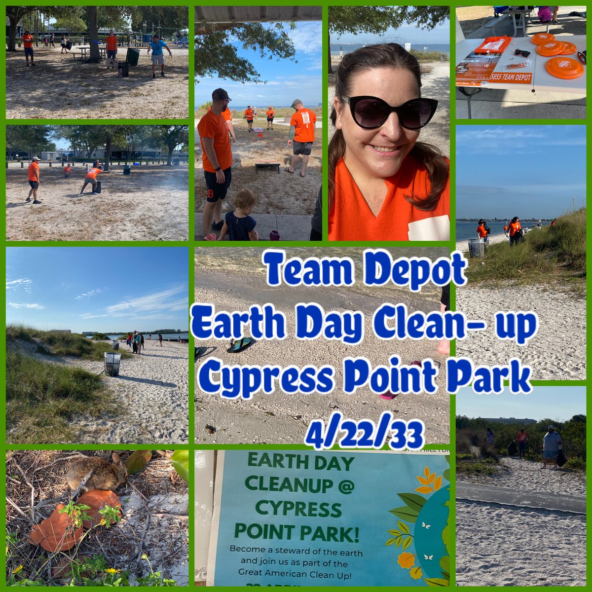 Team Depot Earth Day Cleanup at Cypress Point Park. DFC 5855 <a href="/Kristen_Price_/">Kristen Price</a> <a href="/Chad741/">Chad_D1974</a> <a href="/5855DFCMDO/">DFC/MDO 5855</a>