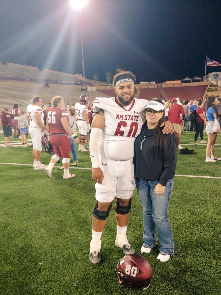 califowler4's tweet photo. Proud of my big guy... So fun to watch him play.... Ready for 8/26 season opener  NMSU https://t.co/Q4RakaKNEd
