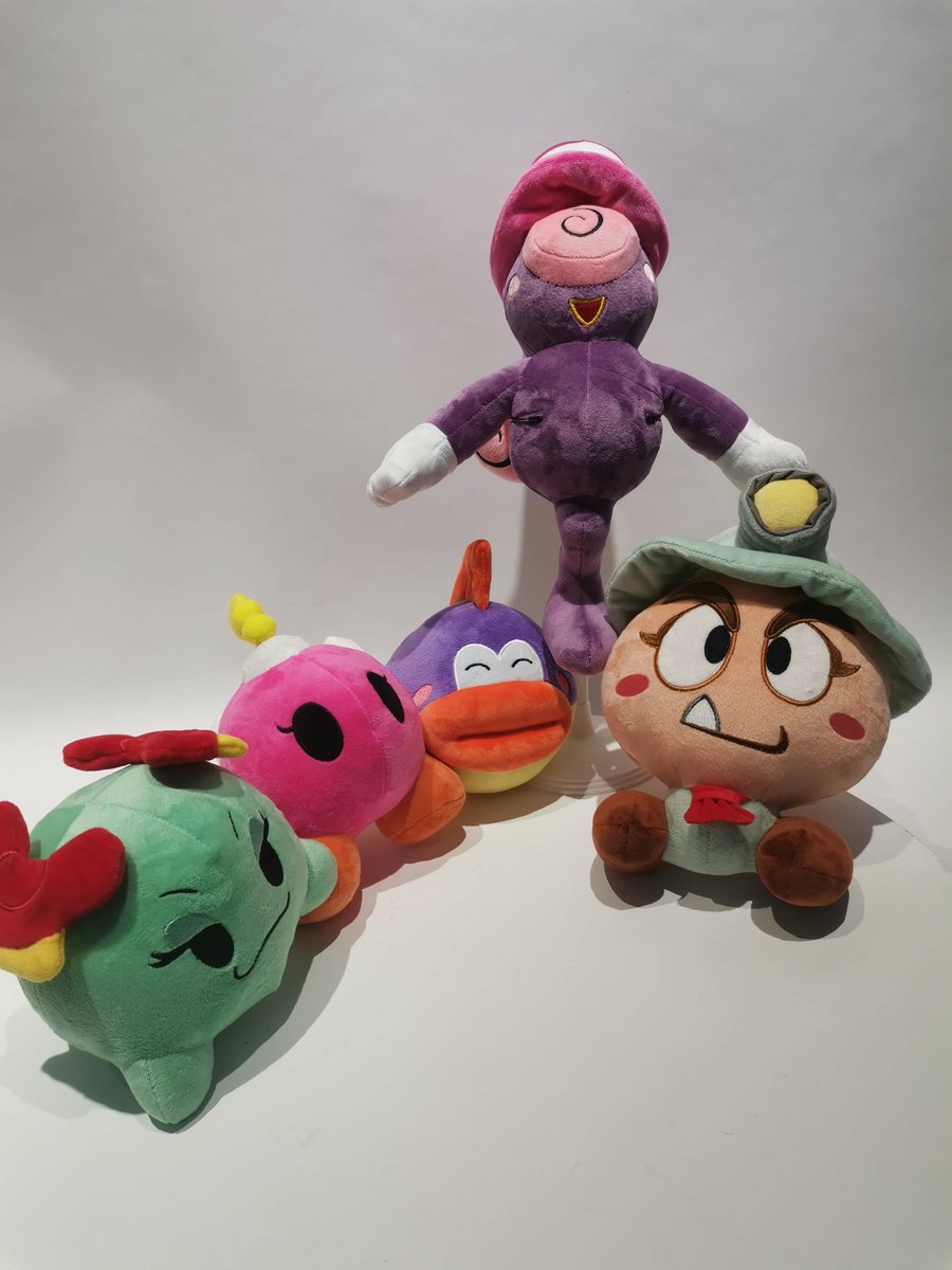 DopaCorp's tweet photo. Sneak peak of some new plushies coming to the store! Plus, an XL version of Goombella! https://t.co/YvL2xnLHgU