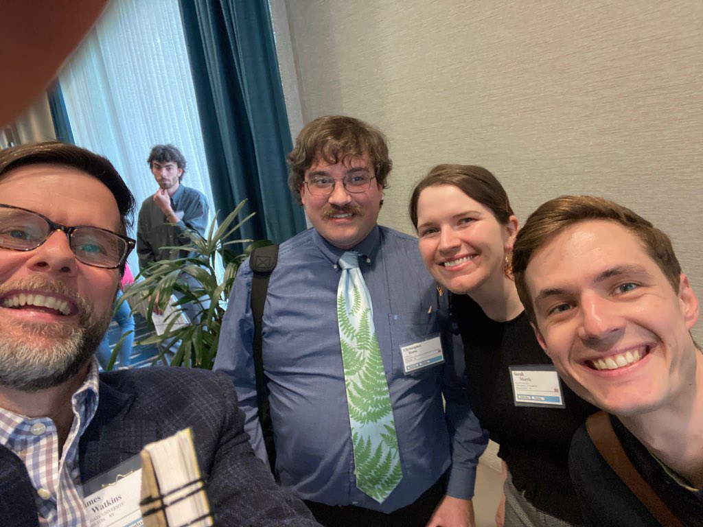 Great set of #fern talks at <a href="/eaglehillmaine/">Eagle Hill Institute</a>’s Northeast Natural History Conference. Happy to reconnect with regional colleagues <a href="/Sarah_K_Morris/">Sarah Morris</a> <a href="/bertrandblack/">bertrandblack</a>