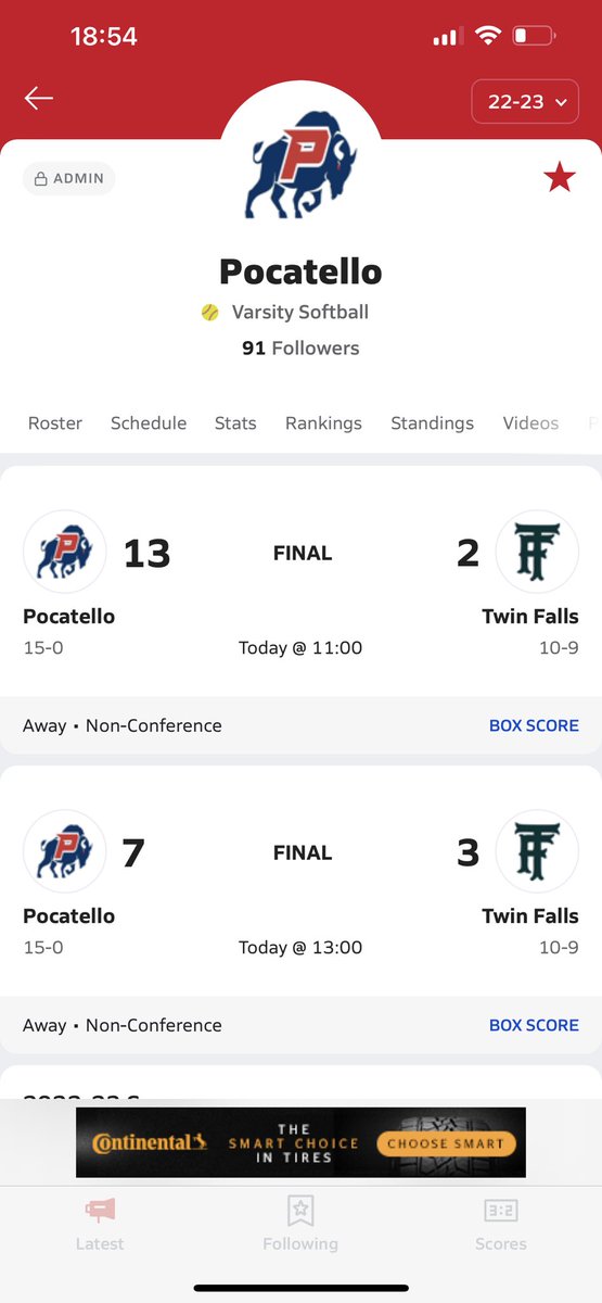 coachnails20's tweet photo. Two big wins today. 15-0 on the year.  Next up Highland on Tuesday. https://t.co/nuFWGkux6X