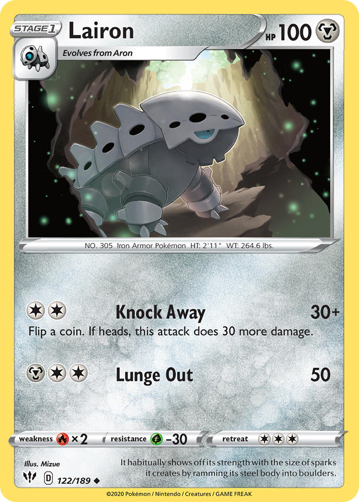 pokecardbot's tweet photo. Lairon

122/189 — Darkness Ablaze
Market price: $0.03 https://t.co/zDaQpBZW1L