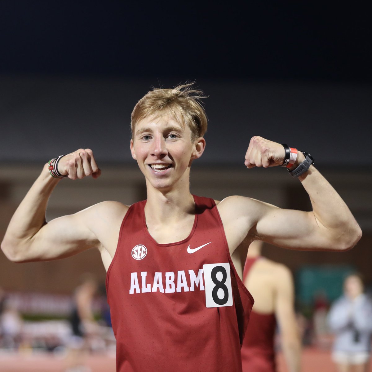 AlabamaTrack's tweet photo. Men’s 1,500m Event Win for Alabama!!

1. Brady Barton
7. Jacob Harris
8. Kai Crawford

#RollTide #BamaTrack https://t.co/nrNDZIPbnY