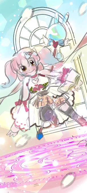 ひなっツがえりんさんに送りつけたラフ…ひでぇ(笑) 