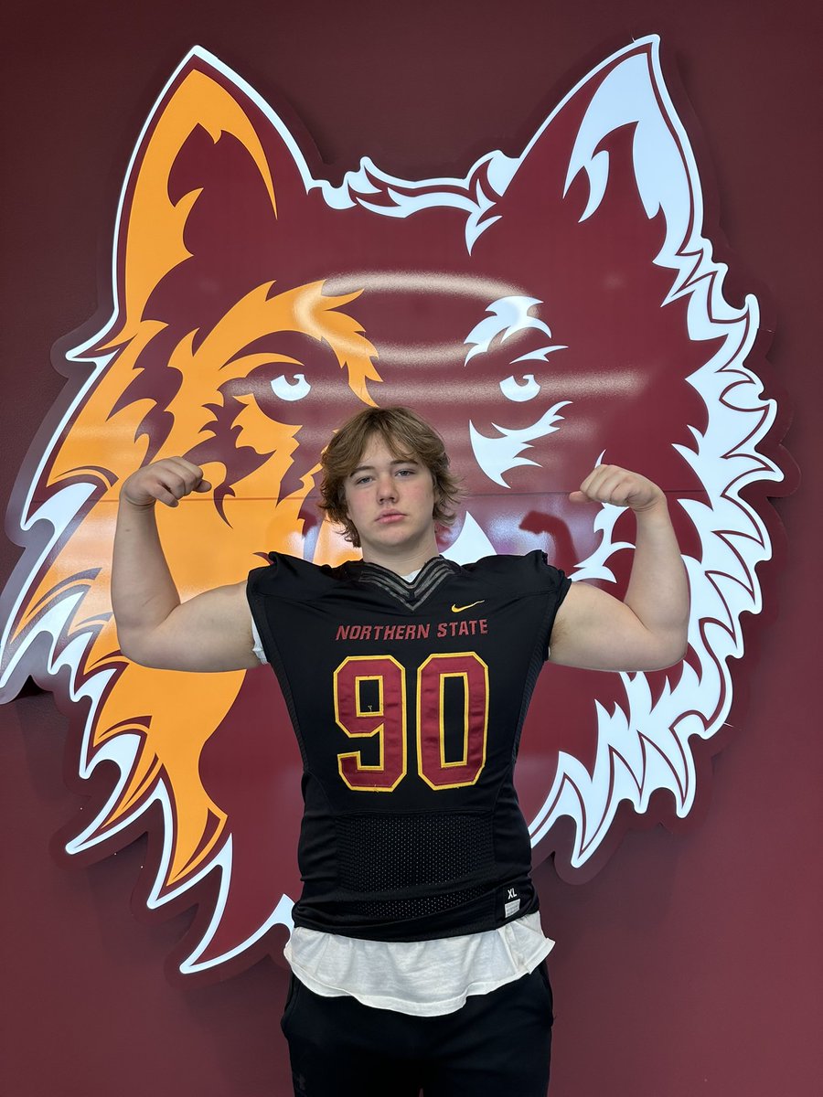 Jamesonnebel's tweet photo. After a great Junior Day and talk with @NSUCoachSchmidt I am so blessed to have received my 3rd offer from @NSUWolves_FB! @jakeiery42 @CoachGlas05 @coachjroy #WinTheAGap #GoWolves https://t.co/t6q46pMnlN