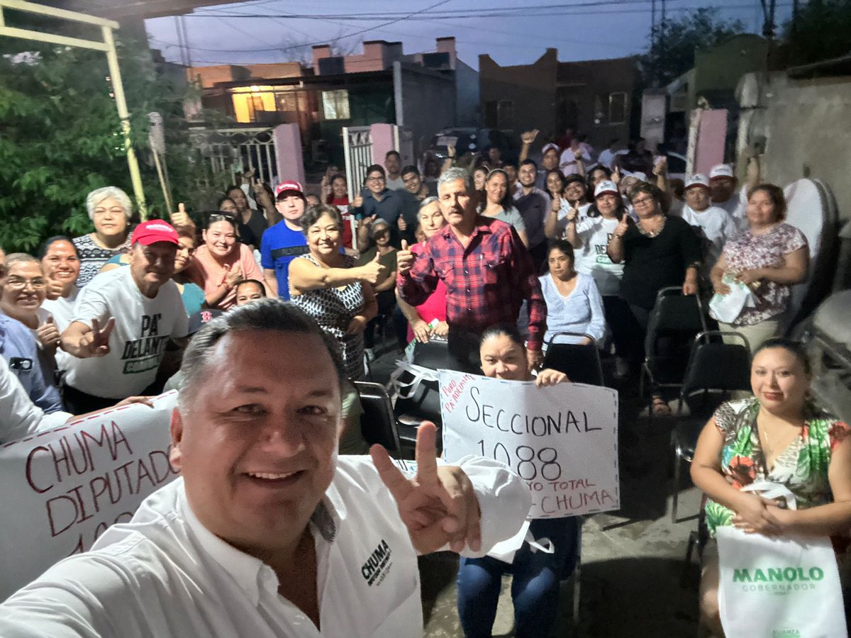 En #NuevaRosita nos está yendo # ATM. En sábado jalando por un mejor #Coahuila. Gracias por tanto cariño. 

Echados #PáDelante.  

#ManoloGobernador
#ChumaYZenonDiputados
#Distrito3
#EleccionesCoahuila