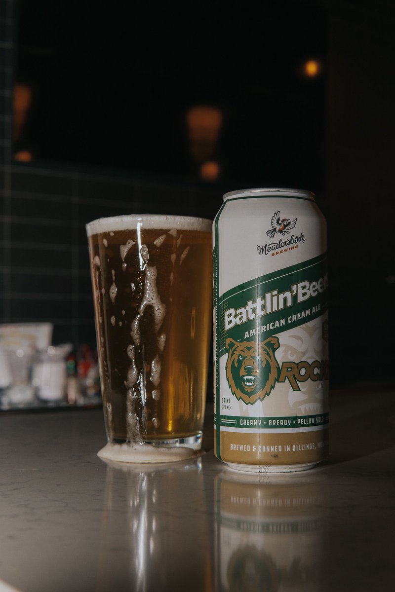 It’s here! <a href="/BattlinBears/">Rocky Mountain College Battlin' Bears</a> partnered with <a href="/Meadowlarkbeer/">Meadowlark Brewing</a> to introduce… BATTLIN’ BEERS.