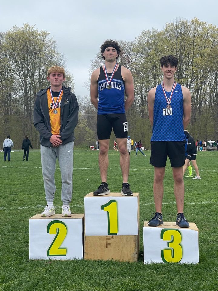 LsmBoosterClub's tweet photo. Congratulations to all of our athletes, who placed in the Patriot games today. Gabie Zeller and Mike Johnson on their first place finish in the Pentathlon and Ethan Ramirez on his 6th place finish. Also congratulations to Andrew Wright on his 6th place finish in the pole vault! https://t.co/OI8sZXQCU0