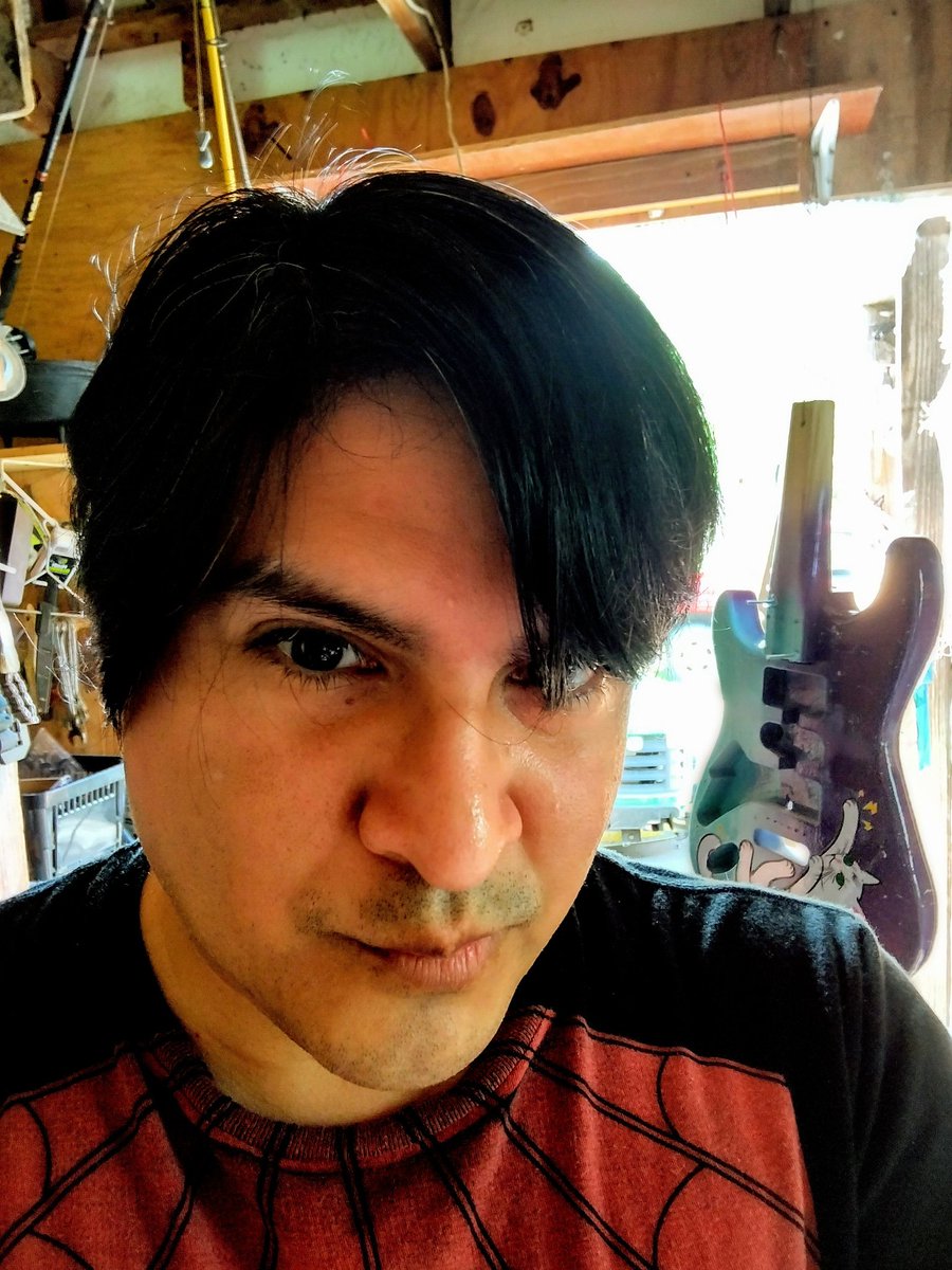 Spent the week applying clear layers on the body. Final 2 tomorrow #diy #guitar.