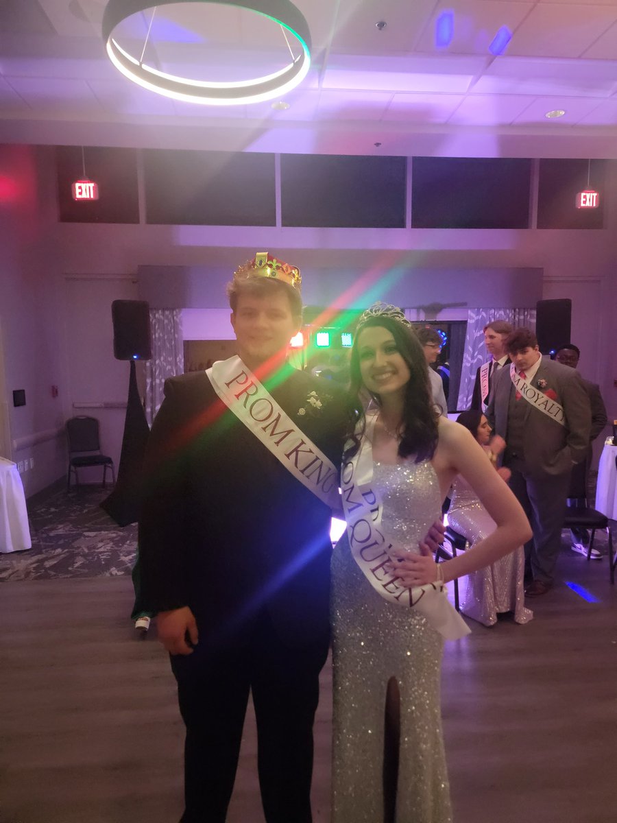 SCWestPrincipal's tweet photo. Congratulations to all of our 2023 Prom Court and you SCW Prom King, Ben King, and Prom Queen, Ella Smith! #ItsAGreatDayToBeAWarrior #Prom2023 https://t.co/yYS8cmfxiN