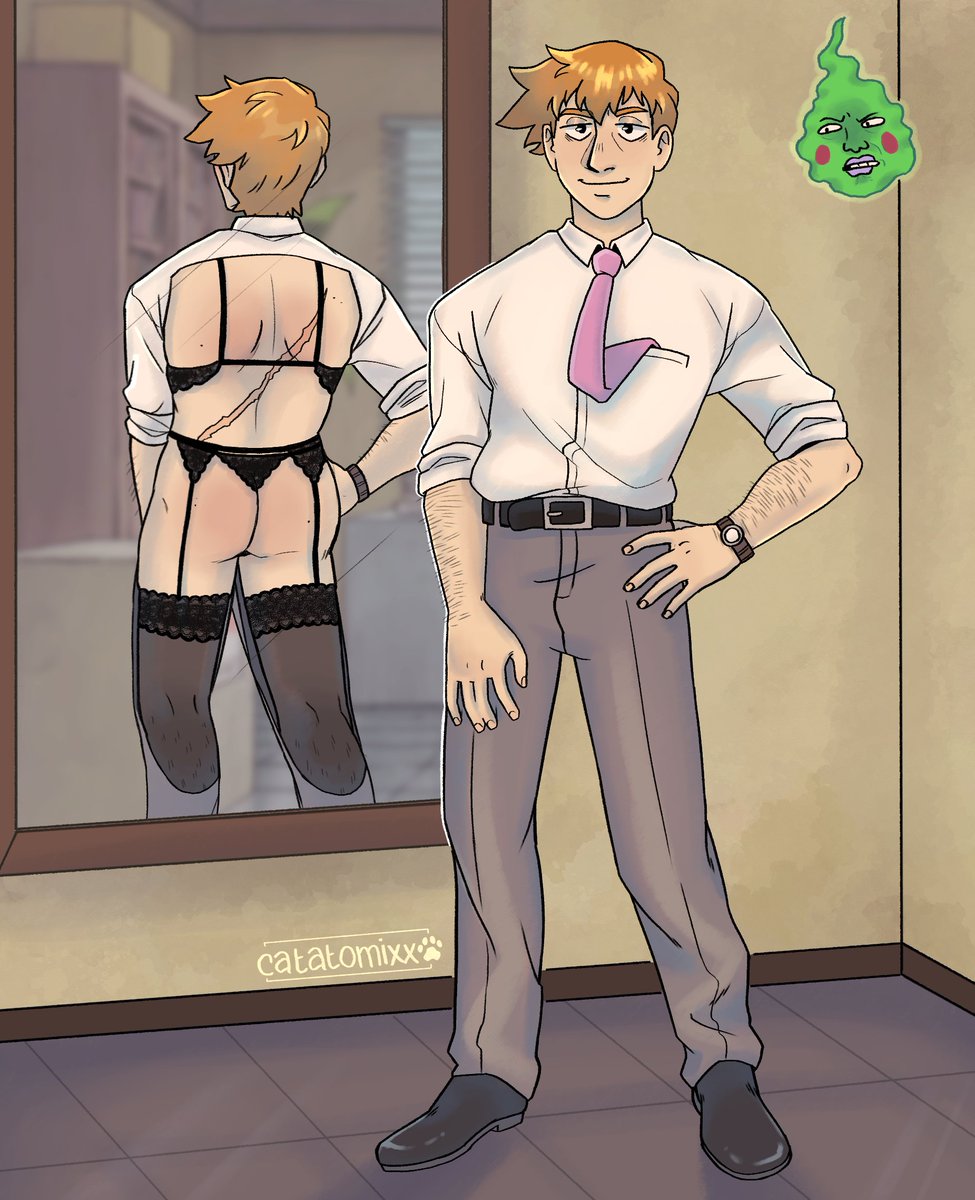 localcwyptid's tweet photo. posting this one here bc of reasons i don't know what the etiquette is #mp100 #reigenarataka #nsfwart https://t.co/0Ho9m5EKjU