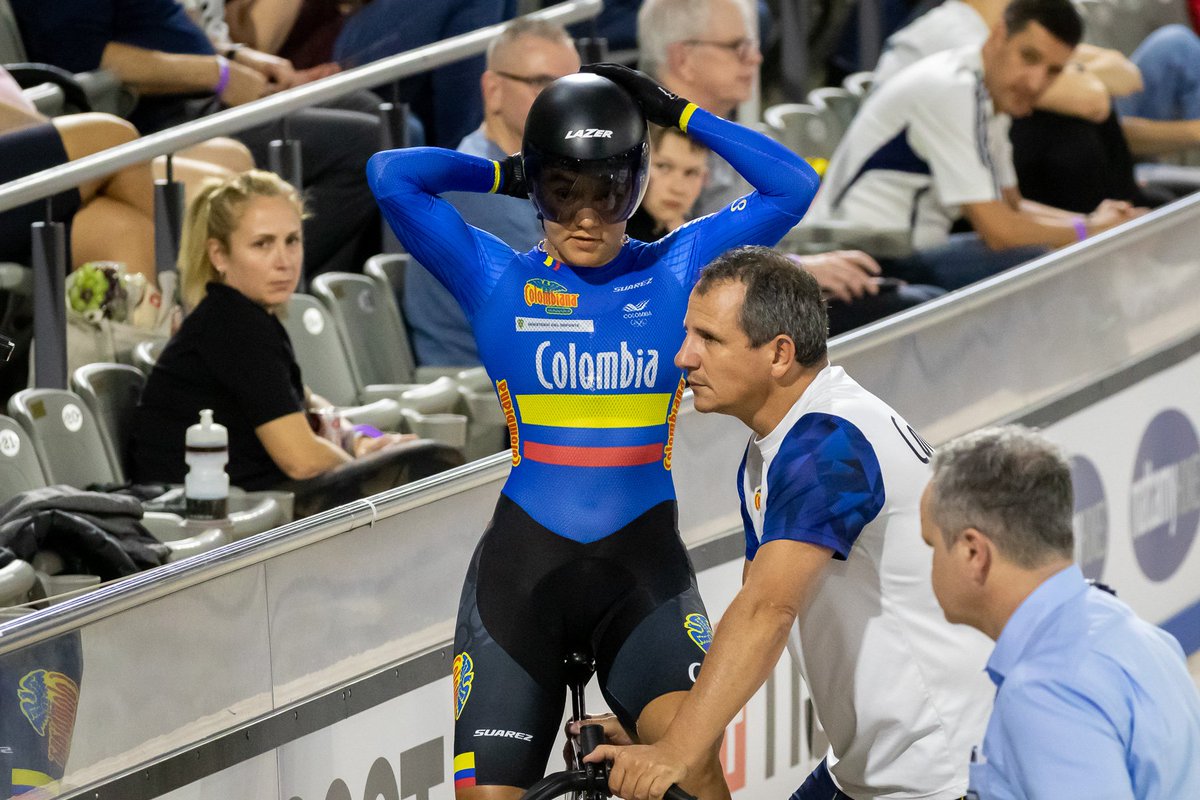 fedeciclismocol's tweet photo. 🥈PLATA

La ciclista colombiana Martha Bayona ganó la medalla de plata en la velocidad, en la Copa de Naciones UCI que se disputa en Milton, Canadá

📸 @TWCMilton https://t.co/dlbE6BBzbX