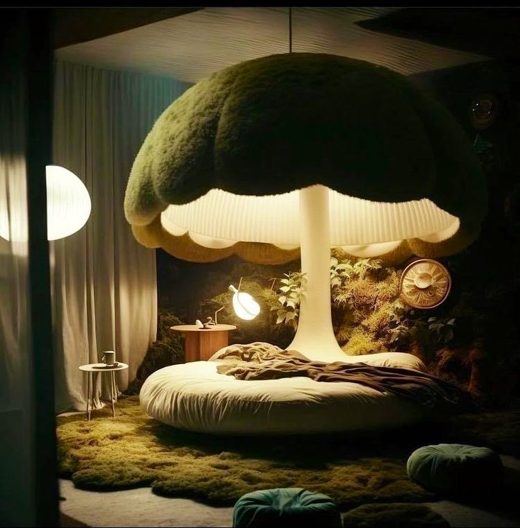 will u hold my hand as we lay down on the mushroom bed 🍄 🛏️