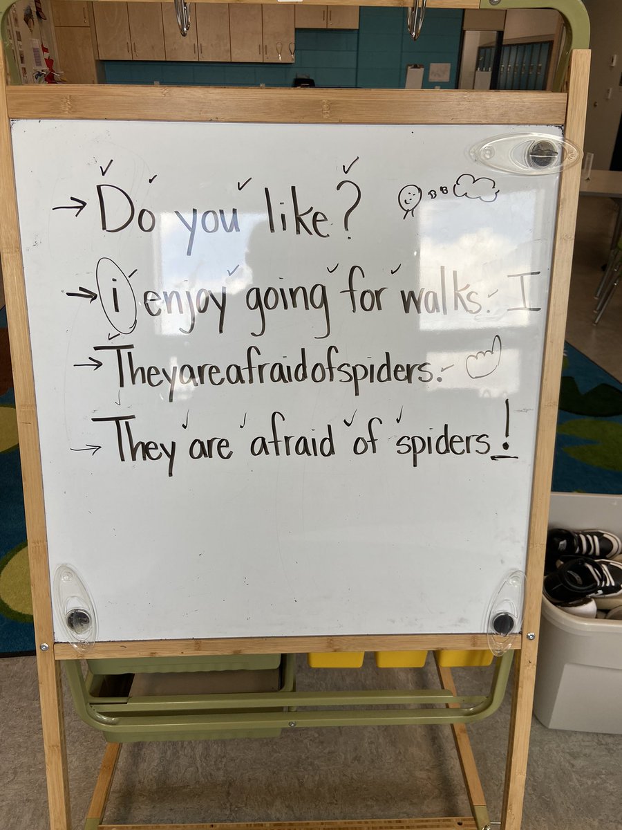 MrsPopko's tweet photo. April 17-21 What a great first week back. We enjoyed some time on the playground, used birdies with the badminton racquets, explored new sight words and learned about the parts of a sentence. Best of all, we spend time with our friends again. https://t.co/EoF82XAQ4E