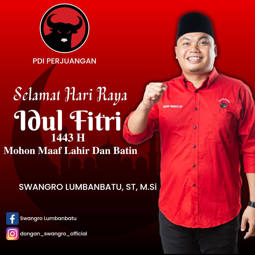 suankbatu's tweet photo. Selamat Hari Raya Idul Fitri buat saudara-saudaraku. @ganjarpranowo @jokowi @PDI_Perjuangan @DPD_PDIP_JABAR @DPDPDIPJateng @DPDPDIPJambi @DPDPDIPBanten https://t.co/Gl9B12YJ2o