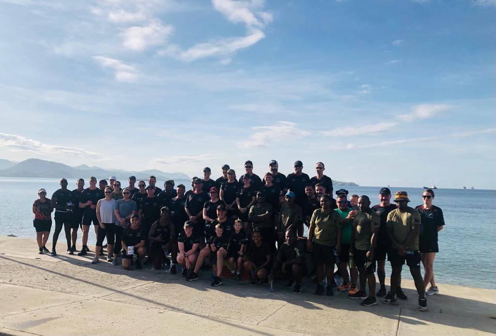 Today, the #PNGDF, as well as posted families and some of the team from the <a href="/AusHCPNG/">Ewen McDonald</a> joined us for the inaugural <a href="/runarmyau/">Run Army Australia</a> PNG. 👍 to the MTT-A crew for organising. Ela Beach certainly makes a great backdrop for #PNGAusPartnership activities. <a href="/DefenceAust/">Defence Australia</a>