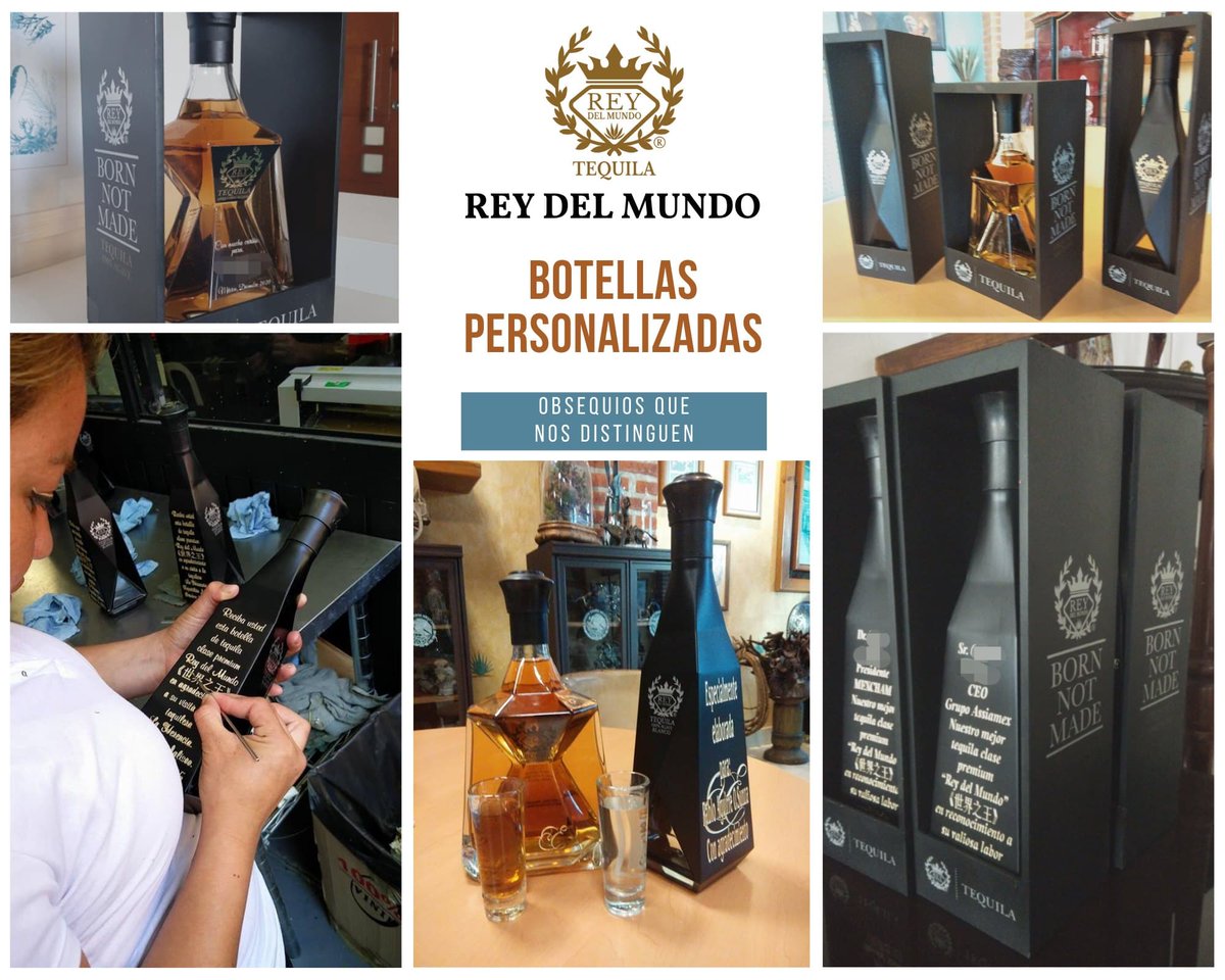 tequilaRDMAsia's tweet photo. botellas de #tequila #ReyDelMundo #personalizadas. 
Un obsequio que te distingue y te agradecen.

Para #pedidosespeciales, mensajes en privado. https://t.co/mPy9RdanXr