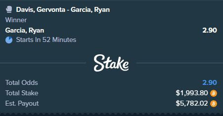 TactBets's tweet photo. IF THIS BET WINS I WILL GIVE 4 PEOPLE 
- $25 STAKE DEPOSITS💸($100 TOTAL)

STEPS TO WIN: 
RT🔁LIKE❤️&amp; FOLLOW ME 

ALSO PLEASE TURN ON 🔔&amp; SHOW PROOF

Who you got Davis or Garcia?🤔 https://t.co/fuz7pLXRut