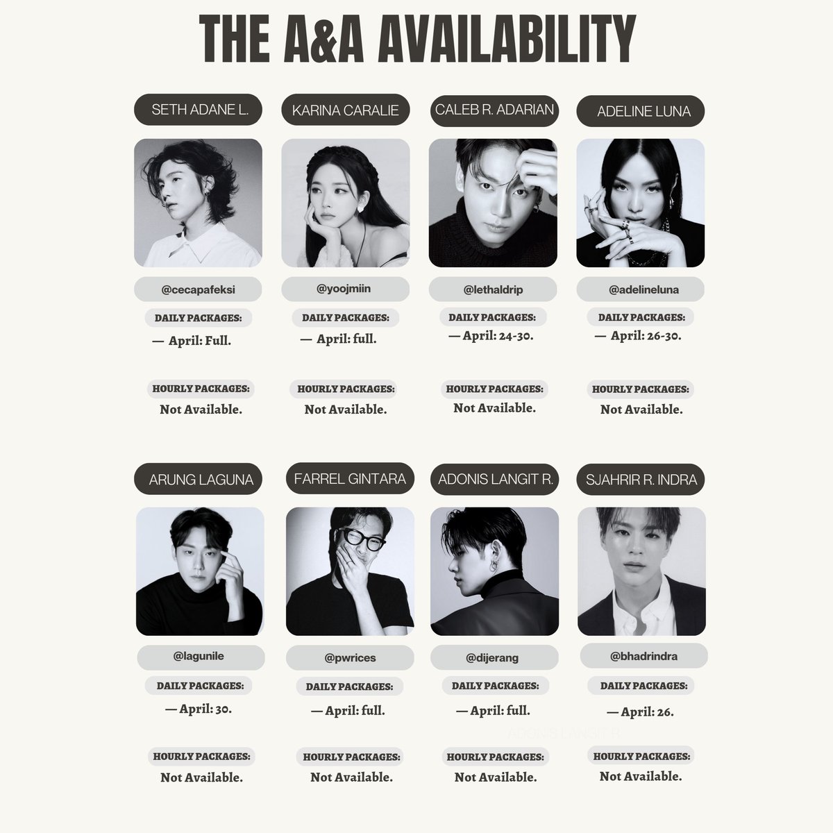 A&amp;A's Available: April 23, 2023.