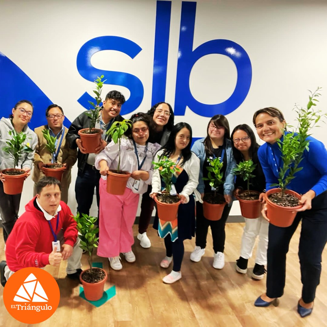 🪴 Una linda foto en #SLB con los arbolitos en conmemoración del mes de la acción climática. 🍃

#FundaciónElTriángulo #ElTriangulo #accionclimatica