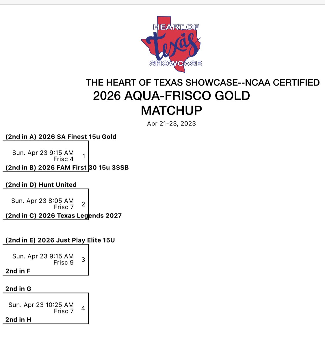 After a tough loss to a great Lady Jets 15U 3SSB, the girls bounced back with 2 great wins today.  Shooting for 3 in a row in the morning against Hunt United at 8:00 am at FFH Ct. 7.  Come out and watch us finish up at the <a href="/PBRhoops/">Premier Basketball</a> Heart of Texas Showcase.